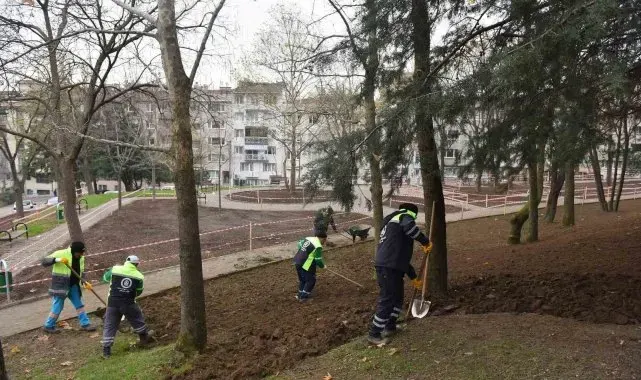 Yıldırım'da parklar yenileniyor