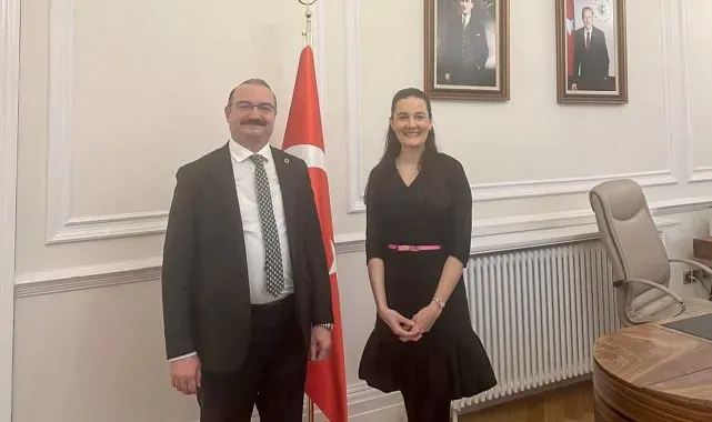 Rektör Hacımüftüoğlu'nun İngiltere ziyareti Edinburg elçiliği ile tamamlandı