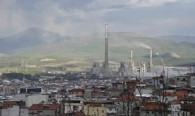 Soma Termik Santralinden yükselen dumanlar sağlığı tehdit ediyor