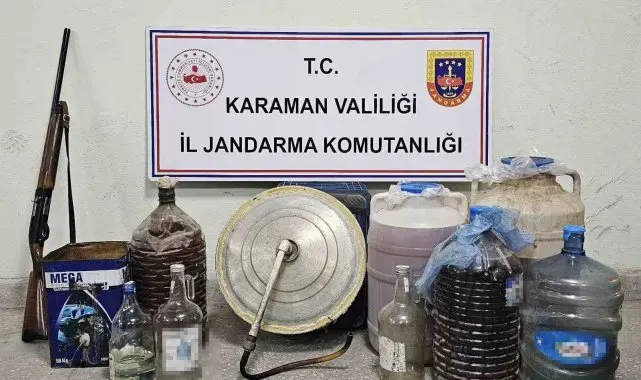 Karaman'da sahte içki operasyonu
