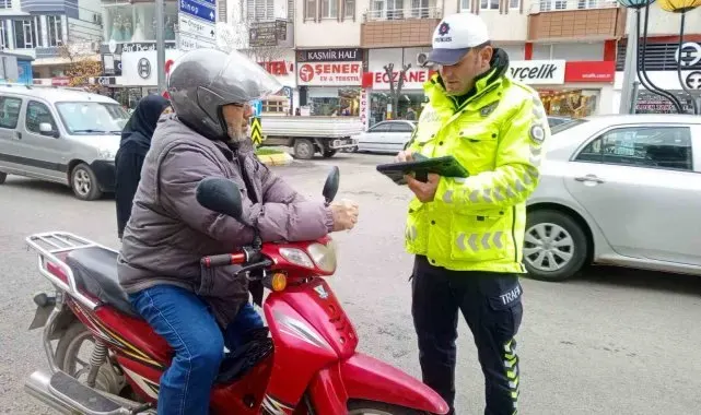 Bafra'da motosiklet denetimleri