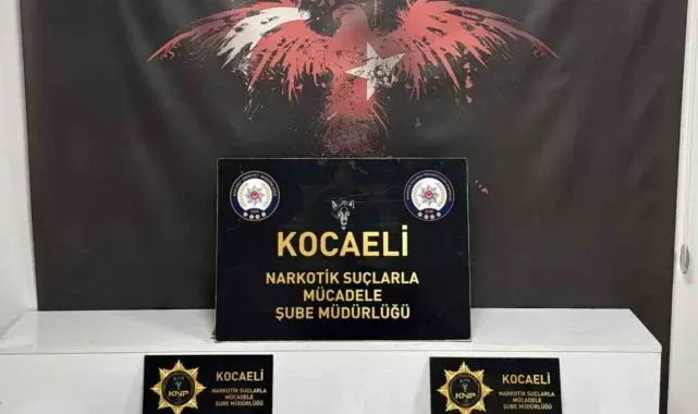 Kocaeli'de 1 kilo 824 gram uyuşturucu ele geçirildi