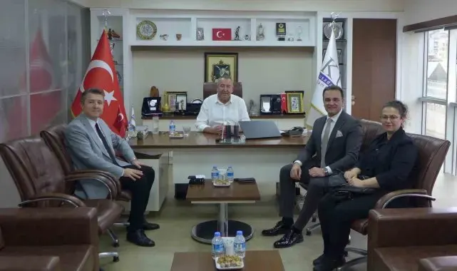 KUTO Başkanı Akdaoğan, Aydınlı banka müdürünü ağırladı