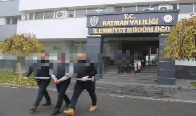 Batman'da 95 ton ham petrol çalarak başkasına satan 3 zanlı tutuklandı