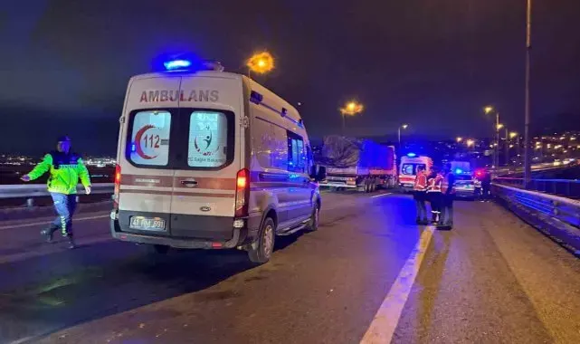 Tem otoyolunda kaza: 4 yaralı
