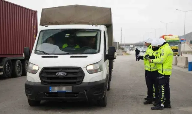 Kırıkkale'de denetimlerde 129 araç trafikten men edildi