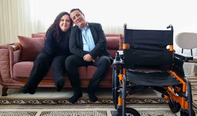Başkan Yetişkin'den, Asrak'a akülü sandalye hediyesi
