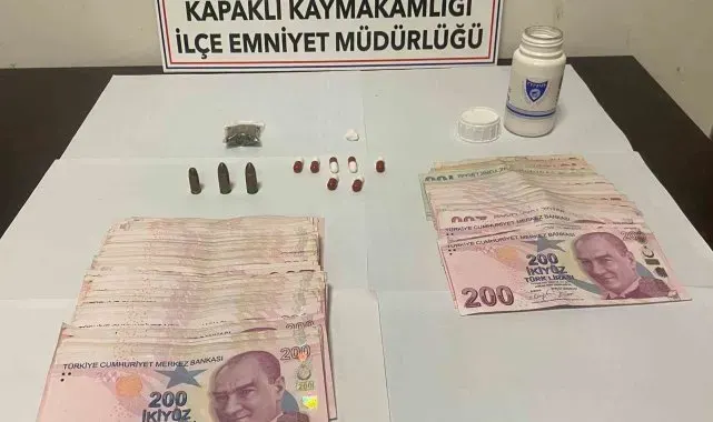 Kapaklı'da uyuşturucu madde ticareti yapan 1 kişi tutuklandı