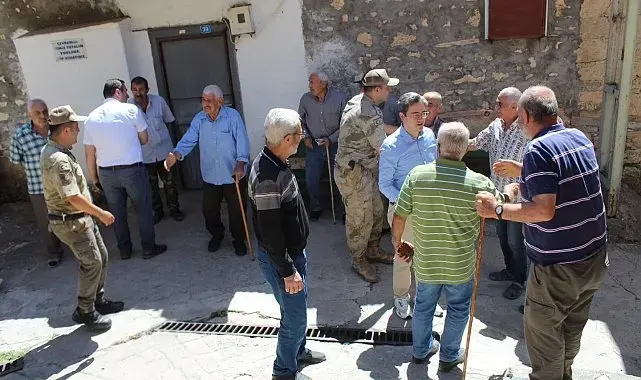 Kemaliye Kaymakamı Arıkan, Yıldızlı köyünü ziyaret etti