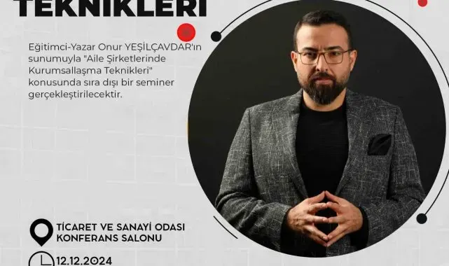 ETSO'dan aile şirketlerinde kurumsallaşma teknikleri konferansı