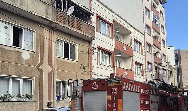 Susurluk'ta şofben yangını