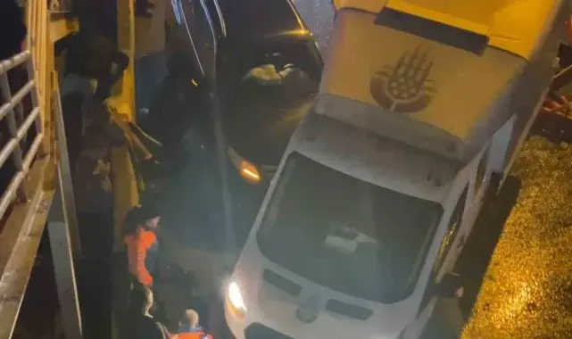 Pendik'te trafik kazası : 1 yaralı