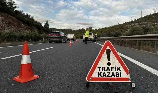 Milas'taki kazada motosiklet sürücüsü yaralandı