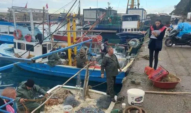 Zonguldak İl Tarım ve Orman Müdürlüğü ekipleri Kilimli'de su ürünleri denetimi yaptı
