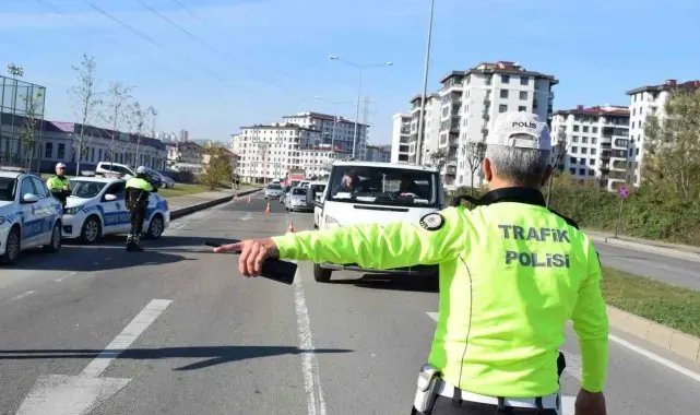 Ordu'da bir haftada 16 binden fazla araç ve sürücüsü denetlendi