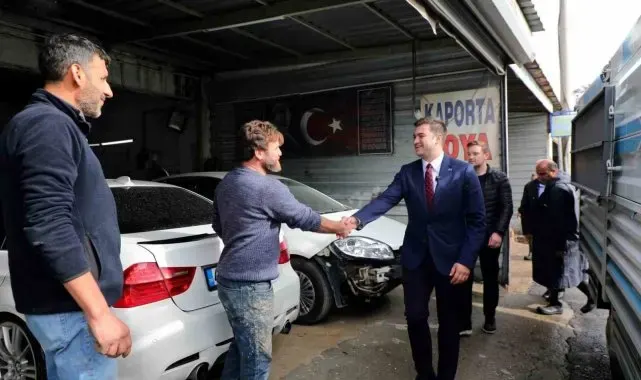 Başkan Mandalinci Turgutreis Sanayisi'ni ziyaret etti