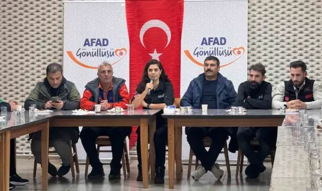 AFAD'dan, onurlandıran etkinlik