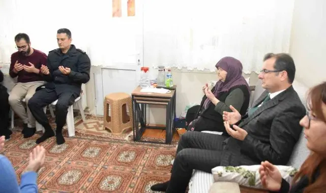 Salihli Kaymakamından şehit ailesine taziye ziyareti
