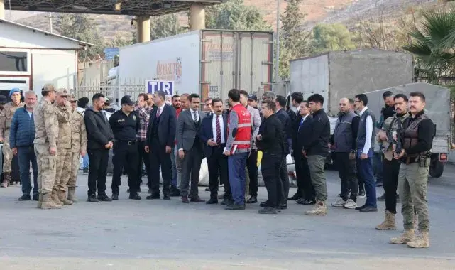 Vali Masatlı Cilvegözü'nde ve tampon bölgede incelemede bulundu