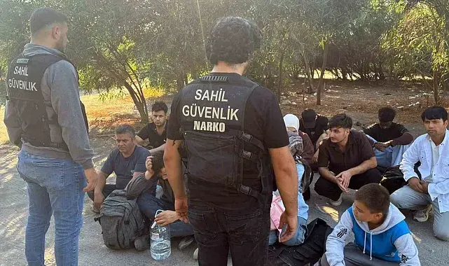 Dalaman'da 18 düzensiz göçmen yakalandı