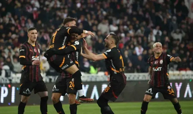Galatasaray, Sivas'ta farkı 6'ya çıkardı
