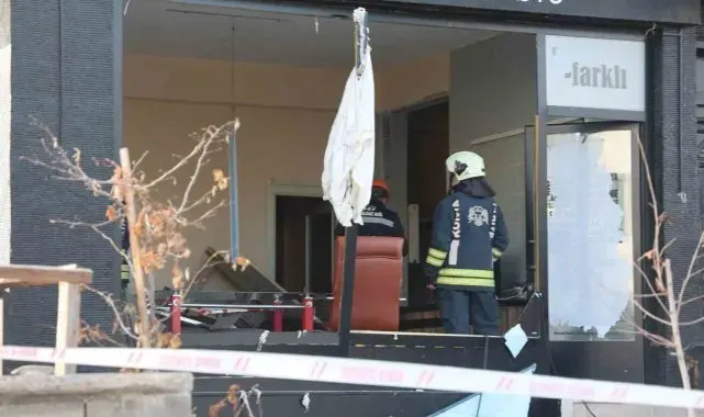 Gaz sıkışması sonrası iş yerinde patlama: 1 yaralı