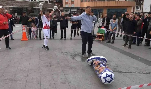 Netenyahu Rize'de nakavt oldu
