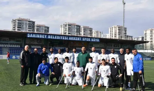 Şahinbey Ampute'den 1-0'lık galibiyet