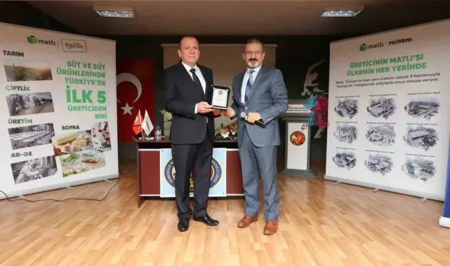 Matlı Şirketler Grubu Yönetim Kurulu Başkanı Özer Matlı, mezun olduğu okulda gençlerle buluştu