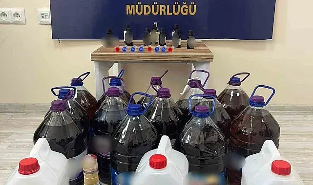 Sandıklı'da sahte alkol operasyonu
