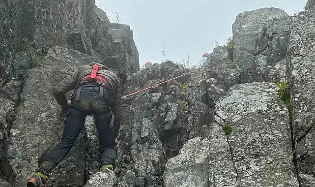 Rize'de Kaçkar Dağı'nda kaybolan Avusturyalı turiste ekipler ulaştı