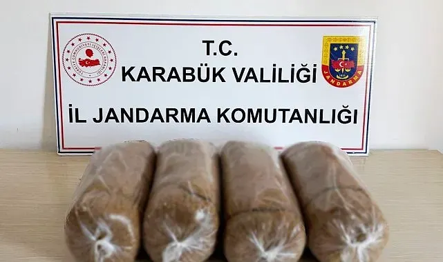 Karabük'te uyuşturucu ve kaçak tütün operasyonu