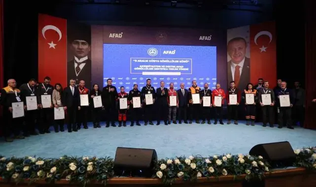 DAKE Bakan Yerlikaya'dan akreditasyon belgesini aldı