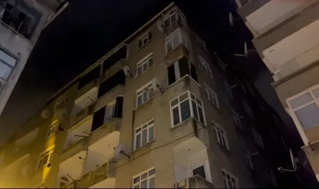 Esenler'de kolonları çatlayan 6 katlı bina tahliye edildi