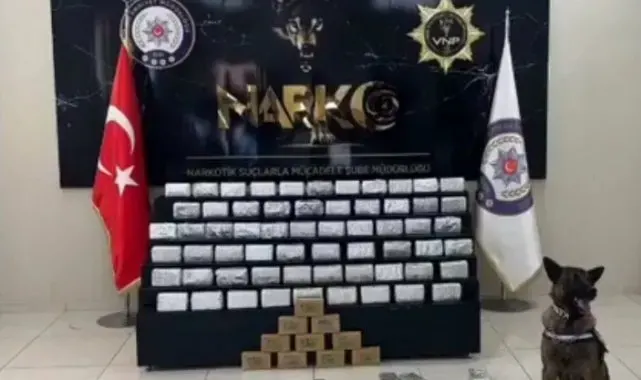 Van'da otomobilde 53 kilo eroin ele geçirildi