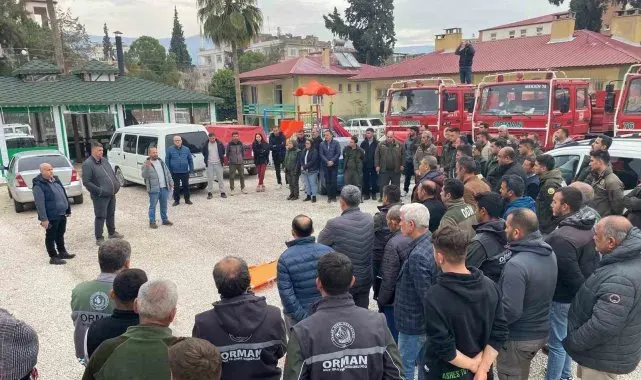 Orman yangınlarıyla mücadele ekiplerine ilkyardım eğitimi