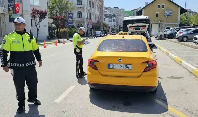 Bandırma'da trafik denetimlerinde ceza yağdı