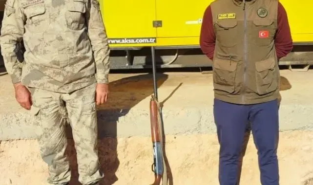 Şırnak'ta kaçak avcılık yapan şahıs yakalandı