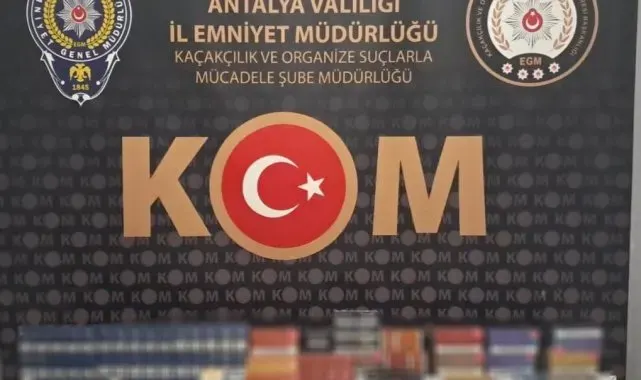 Antalya'da kaçak silah ve tefecilik suçundan 4 kişi tutuklandı
