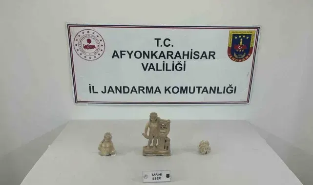 Roma dönemine ait heykeller yakalandı