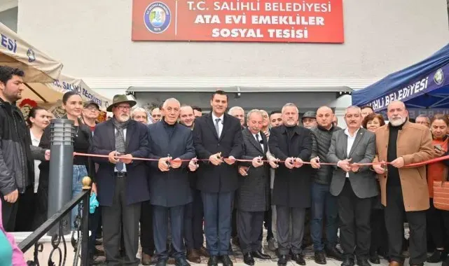 Salihli Ata Evi Emekliler Sosyal Tesisi açıldı