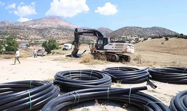 Büyükşehir'den Elmalı Yalnızdam Mahallesi'ne sulama tesisi