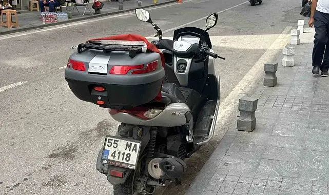 Samsun'da hafif ticari araç ile çarpışan motosikletli yaralandı
