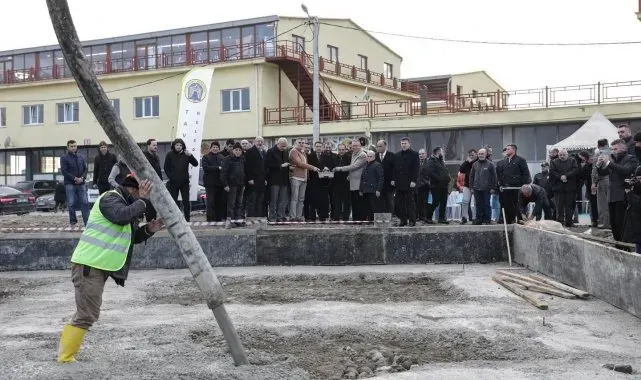 Tavşanlı Ahi Evran Camii'nin temeli dualarla atıldı