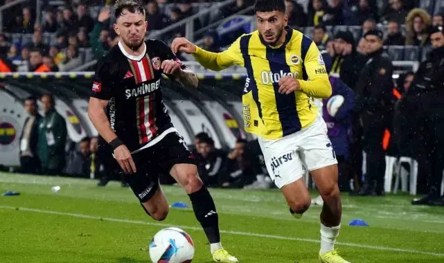 Trendyol Süper Lig: Fenerbahçe: 1 - Gaziantep FK: 1
