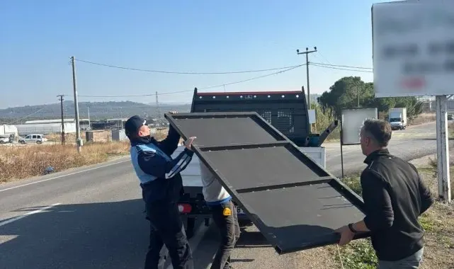 Ayvalık'ta görsel kirlilikle savaş başlatıldı