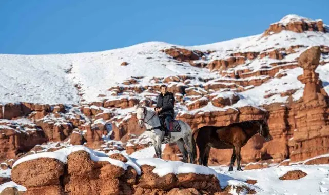 Burası Colorado değil Erzurum: İşte kırmızının beyaz ile buluştuğu yer