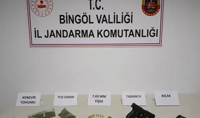 Bingöl'de uyuşturucu ve ruhsatsız silah operasyonları