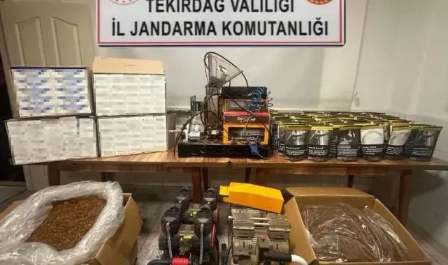 Tekirdağ'da jandarma operasyonları
