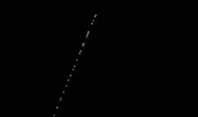 Elazığ semalarında "Starlink uyduları" görüldü
